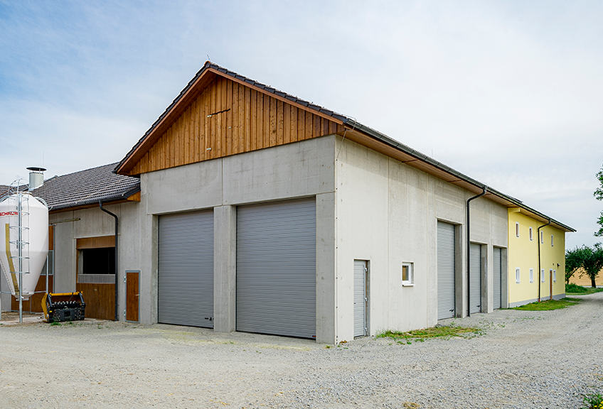 Maschinenhalle in Liebenau aussen