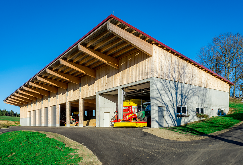 Maschinenhalle in Liebenau aussen