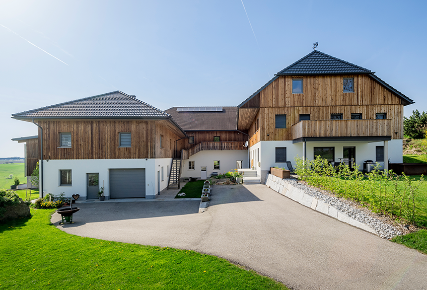 Frontansicht Landwirtschaft in Niederwaldkirchen